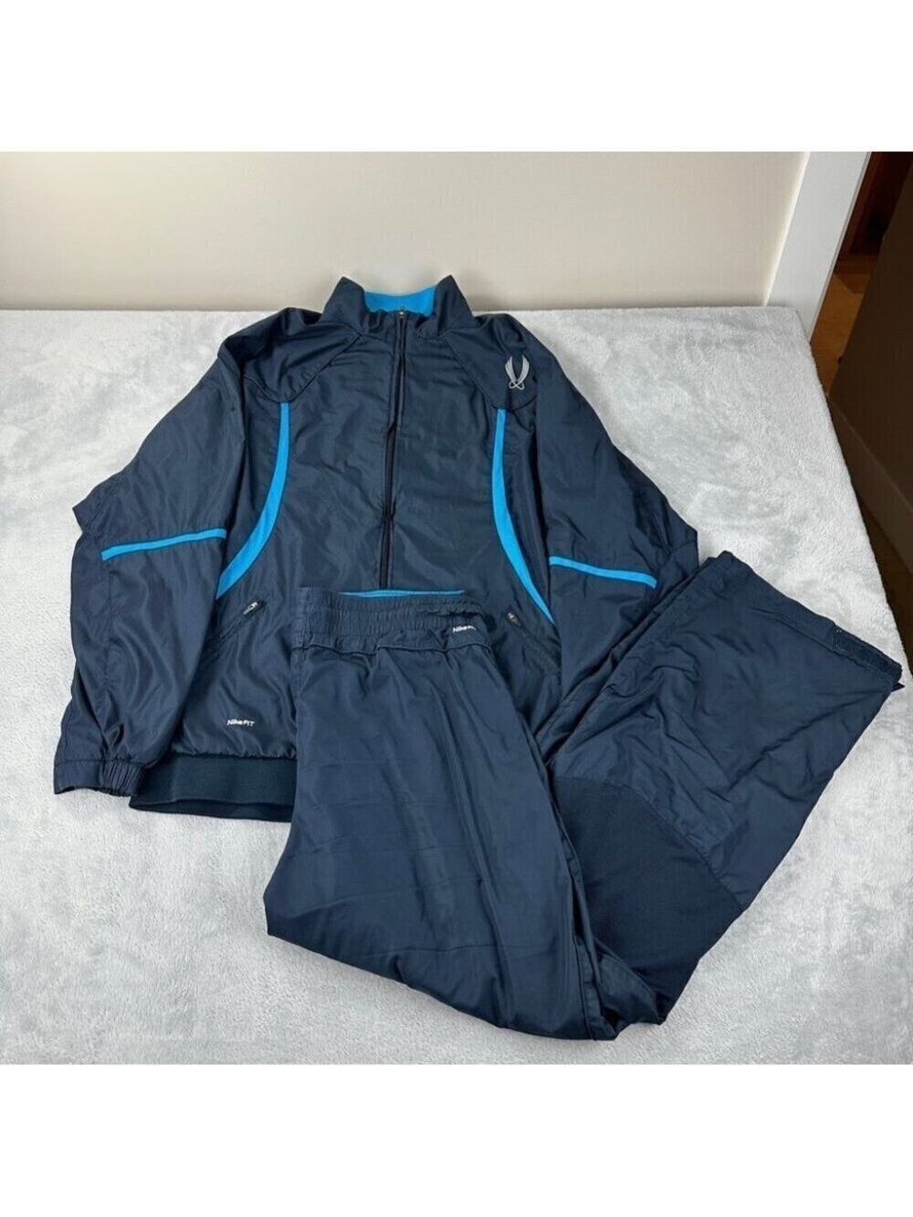 Nike Men’s Size XL Fit Storm Blue Track Suit 231755-480
